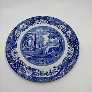 Spode Italian Blue Domed Cake Plate